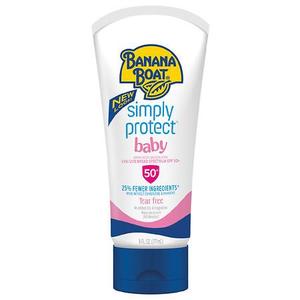 lot 73 image: Banana Boat Simply Protect Baby Sunscreen Lotion - SPF 50 - 6oz