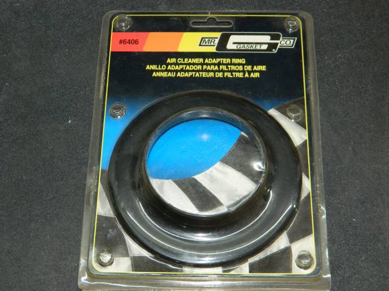 lot 2000 image: LOT OF 12 MR GASKET 6406 AIR CLEANER CARBURETOR SPACER ADAPTER 5-18 TO 3 FOR 2 BBL CARB