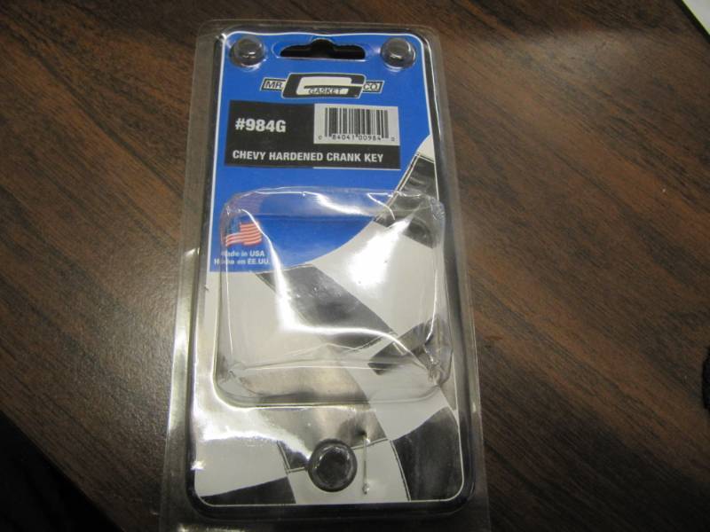 lot 1999 image: LOT OF 16 NEW Mr. Gasket 984G Hardened Crank Key for Chevy Small Block 283-400