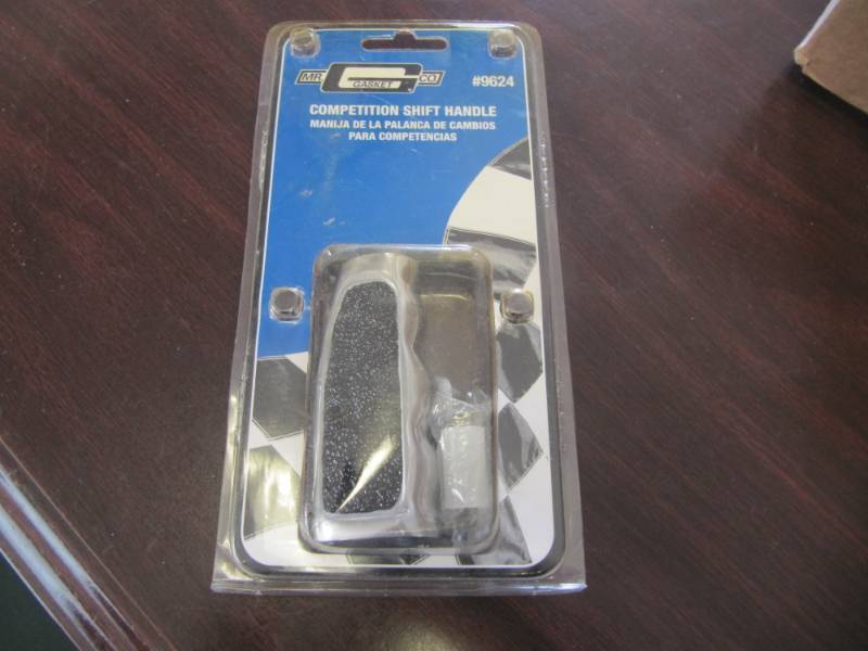 lot 1995 image: Lot of 5 MR GASKET 9624 COMPETITION ALUMINUM GEAR SHIFT HANDLE WITH BLACK INSERT T-HANDLE
