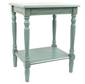 lot 45 image: D�cor Therapy Simplify End Table Oak Blue