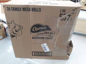 lot 47 image: Charmin Ultra Soft Cushiony Touch Toilet Paper, 24 Family Mega Rolls  123 Regular Rolls
