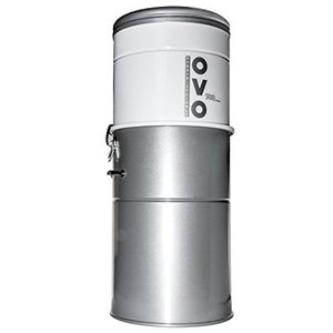 lot 54 image: powerful central vacuum system - heavy duty central vac with hybrid filtration - 35l or 9.25gal - 700 airwatts power unit