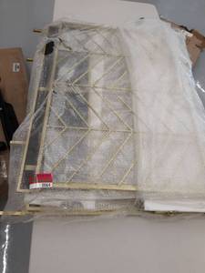 lot 64 image: Glass console table completion unknown