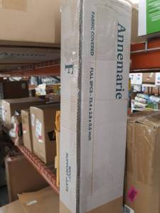 lot 89 image: Strong Durable Solid Wood Bed Support Slats  Fabric-covered  Bunkie Board