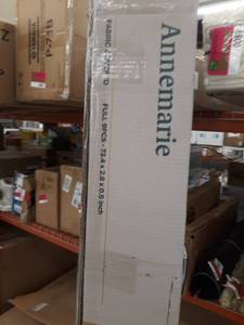 lot 90 image: Strong Durable Solid Wood Bed Support Slats  Fabric-covered  Bunkie Board