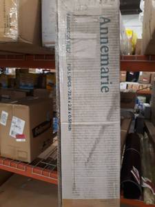 lot 91 image: Strong Durable Solid Wood Bed Support Slats  Fabric-covered  Bunkie Board