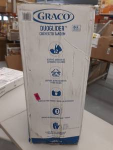 lot 108 image: Graco DuoGlider Double Stroller, Glacier