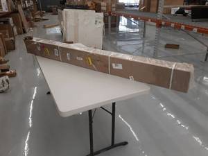 lot 133 image: FDW Pull Down Projector Screen 119 inch 4K 1080P LCD Home Theater Projector