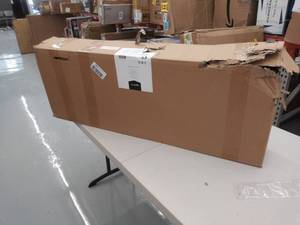 lot 181 image: Amazonbasics Flat Weight Workout Exercise Bench - 41 X 20 X 11 Inches Black