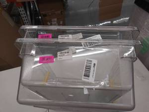 lot 184 image: PolyScience Culinary Polycarbonate Tank, 49-Litre, Clear