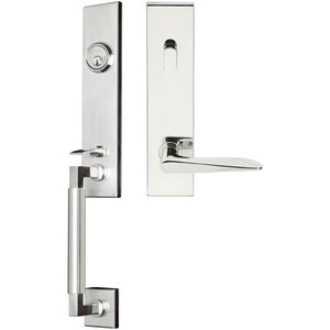 lot 395 image: Unison NY344C563-32-LH NY344 Ecco Lever, Tubular Entry Handl