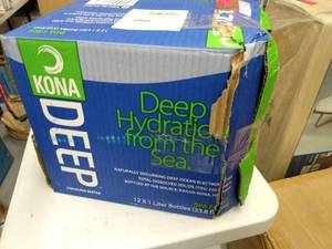 lot 422 image: Kona Deep Pure Deep Ocean Electrolyte Mineral Water (1l) 12 Count 12 1l Bottles