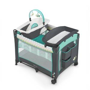 lot 439 image: Ingenuity Ridgedale Collection Playard, Swing, and Bouncer Value Set