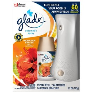 lot 491 image: Glade Hawaiian Breeze Automatic Spray Kit 6.2 oz