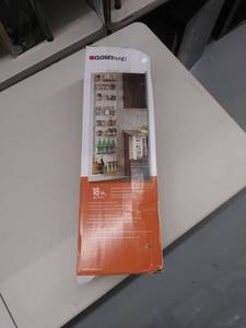 lot 2019 image: Closetmaid 18 adjustable 8 tier wall and door rack