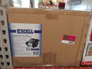 lot 8988 image: excell Sac22Hpe Excell SAC22HPE 2 Gallon Ultra Quiet Air Compressor