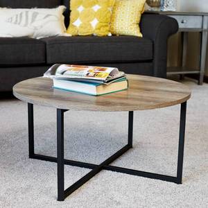lot 8990 image: Household Essentials Ashwood Round Coffee Table