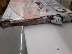 lot 9000 image: Frozen 2 Table & Chair Set, Folding Table & 2 Folding Padded Chairs
