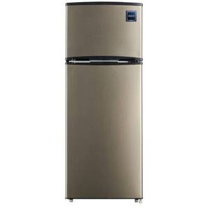 lot 57 image: 7.5 cu. ft. Mini Fridge with Stainless Look