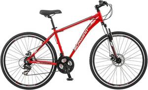 lot 288 image: Schwinn GTX Comfort Hybrid Bike, GTX 2, 18-Inch Frame, Red (S2786B)