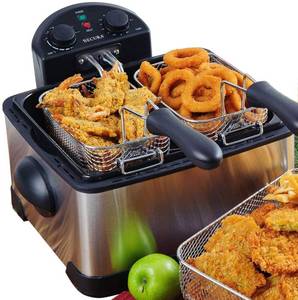 lot 463 image: secura 4L deep fryer with timer