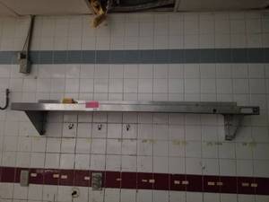 lot 3596 image: 56in Stainless Steel Shelf