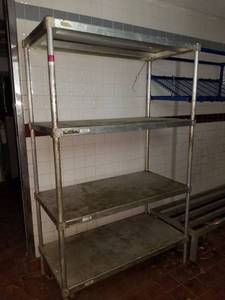 lot 3600 image: 6ft Stainless Shelf