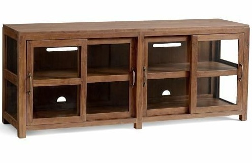 Menlo Reclaimed Teak Console Table Pottery Barn High End Furniture And Home Furnishings Equip Bid