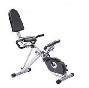 lot 1003 image: Exerpeutic Folding Semi Stationary Recumbent Bike