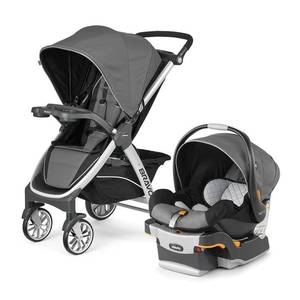lot 1035 image: Chicco Bravo Trio Travel System Stroller, Orion