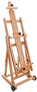 lot 1036 image: U.S. Art Supply Master Multi-Function Studio Artist Wooden Floor Easel
