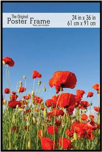 lot 1038 image: MCS 65594 Original Poster Frame, 24 by 36-Inch, Black, 2-Pack