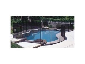 lot 1063 image: WaterWarden WWF200 4 Foot Pool Fence, 4 (48 H), Black
