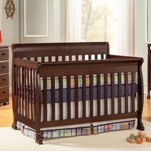 lot 1093 image: DaVinci Kalani 4-in-1 Convertible Crib in Espresso  Greenguard Gold Certified