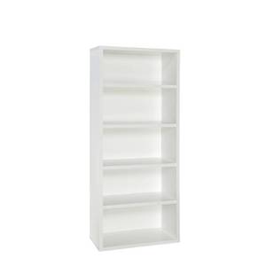 lot 6940 image: 72.77 5 Shelf Bookcase White - ClosetMaid