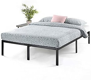 lot 6949 image: Best Price Mattress Queen Bed Frame - 18 Metal Platform Bed Frame wHeavy Duty Steel Slat Mattress Foundation (No Box Spring Needed), Queen Size