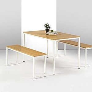 lot 6968 image: Zinus Modern Studio Collection Soho Rectangular Dining Table  Table Only 
