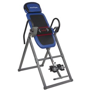 lot 6975 image: Innova Fitness ITM4800 Advanced Heat and Massage Therapeutic Inversion Table