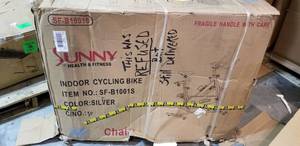lot 6986 image: Sunny Health and Fitness (SF-B1001S) Indoor Cycling Bike