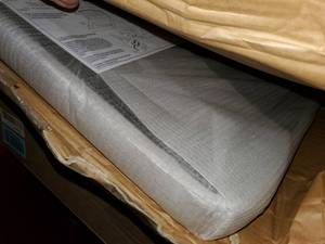 lot 7245 image: Baxton Studio Karessa Modern & Contemporary Greyish Beige Fabric King Size Headboard