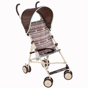 lot 7249 image: Disney Baby Winnie-the-Pooh Umbrella Stroller with Canopy (My Hunny Stripes)