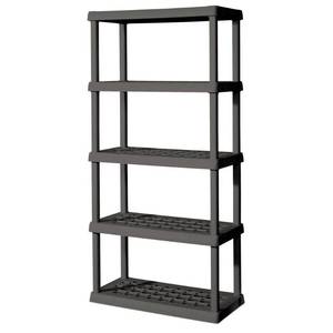 lot 7267 image: Unit 5-Shlf Gray ShelvesLegs