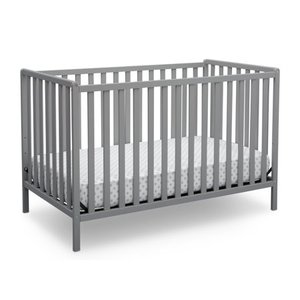 lot 7293 image: Delta Children Heartland 4-in-1 Convertible Crib, Grey