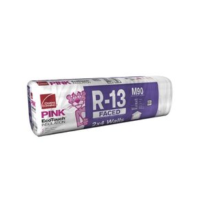 lot 7298 image: Owens Corning R-13 Faced Fiberglass Insulation