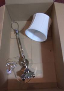 lot 7299 image: Dimond Lighting D2309 Corvallis 1-Light Transitional Table Lamp