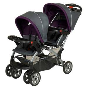 lot 7341 image: Baby Trend Sit N Stand Double Stroller, Elixer