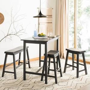 lot 2519 image: Safavieh Home Collection Haley 4Pc Pub Set, Grey, 24 x 44 x 36