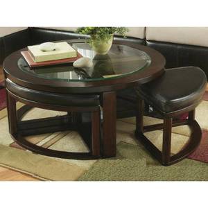 lot 2570 image: Copper Grove Kavanur Solid Wood Coffee Table