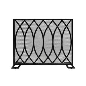 lot 2590 image: Buncombe Modern Single Panel Fireplace Screen by Christopher Knight Home